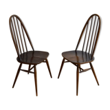 Pair of chairs 60s Ercol vintage
