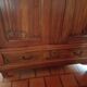 Antique solid wood wardrobe