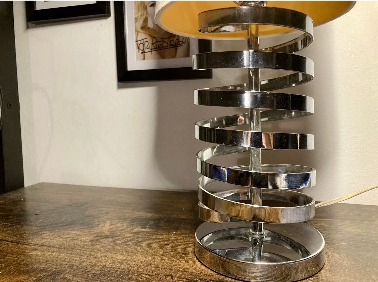 Vintage spiral lamp