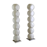 2 lampadaires Space Age modèle 440 par Luci Italia