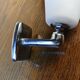 Adjustable wall light in opal glass and chrome-plated metal, Italy, ve