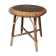 Vintage side table in bohemian old rattan wicker 1950