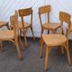 Lot de 6 chaises bistrot Baumann