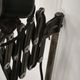 1930s Bauhaus Industrial Scissor Arm Wall Lamp, Black Enamel, Czechoslovakia