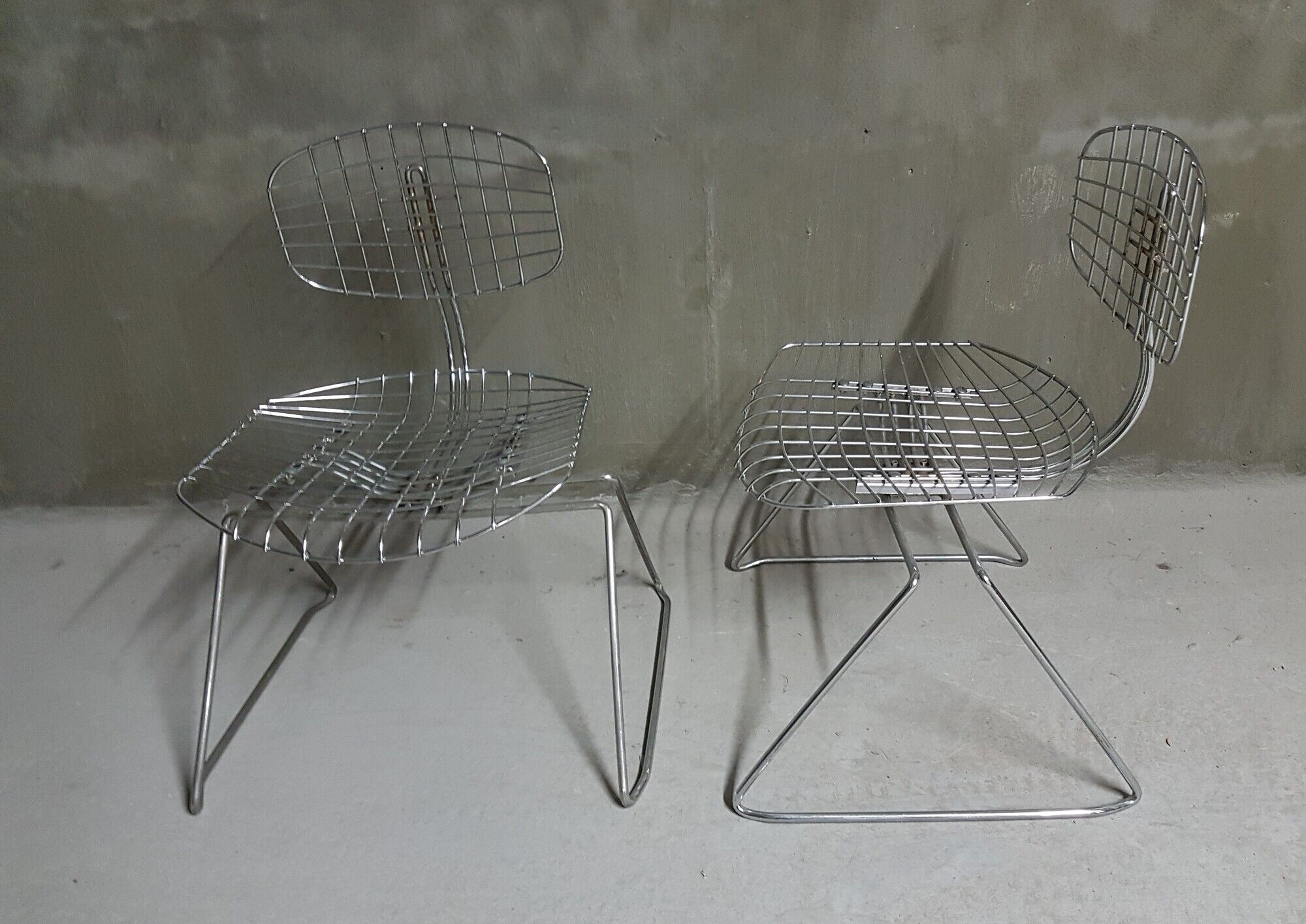 Chair "Beaubourg" of the 1970s by designer Michel Cadestin