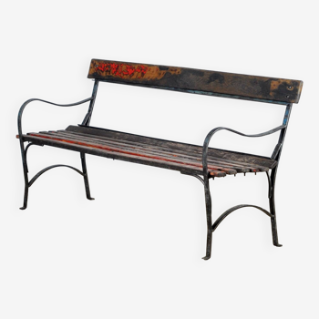 Iron Garden Bench 1930s