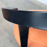 Postmodern German Chair Model Nostro in Leather by Andreas Weber for Rosenthal Einrichtung, 1980s