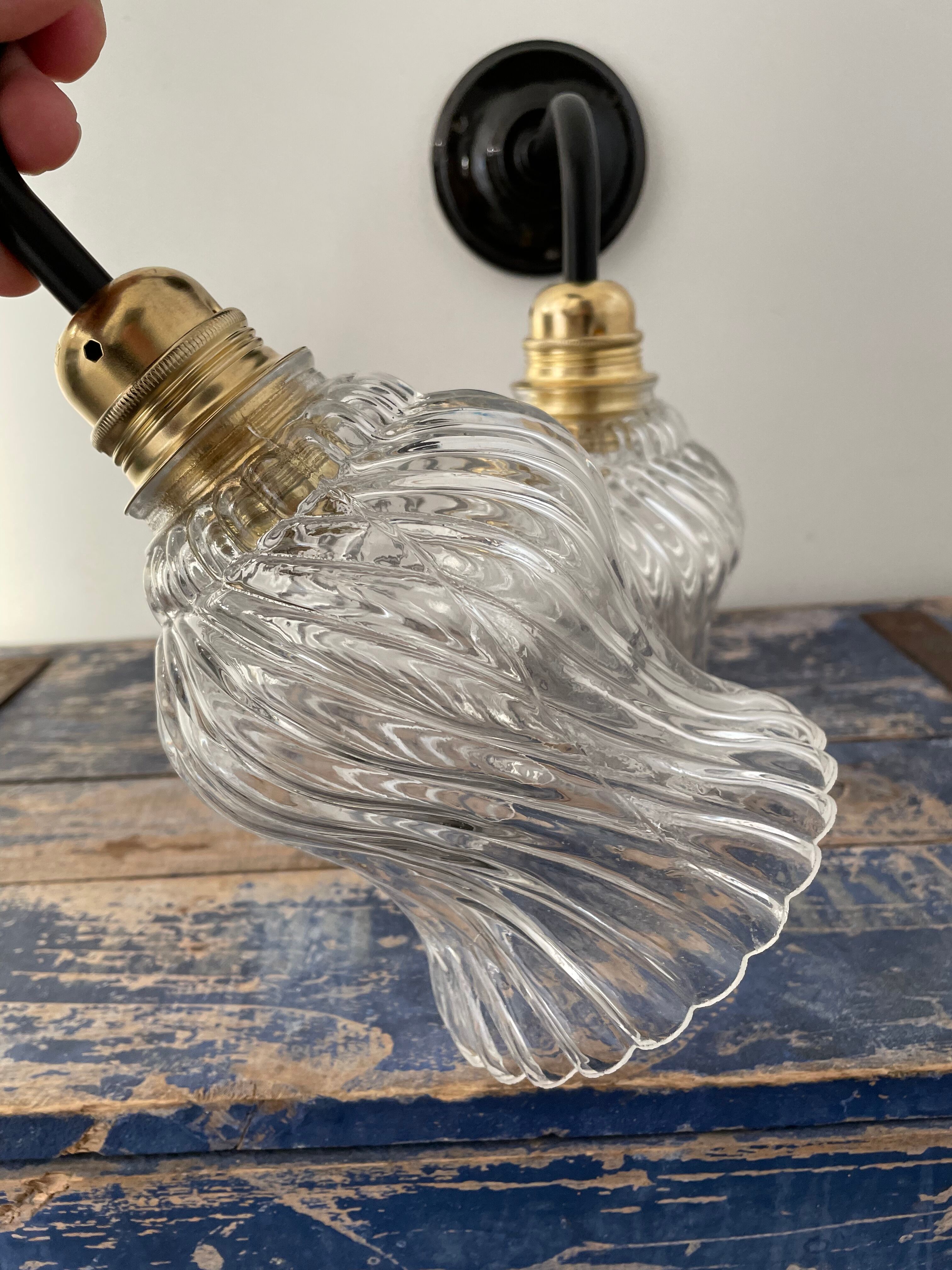 Pair of vintage wall lights