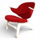 Fauteuil Lounge CE Matthes Modèle 33 par Carl Edward Matthes, 1950