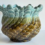 Pot cover slurry in ceramic enamelled vintage