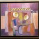 Humberto Tezcucano (Mexico 20th century), Oil on panel, abstract composition