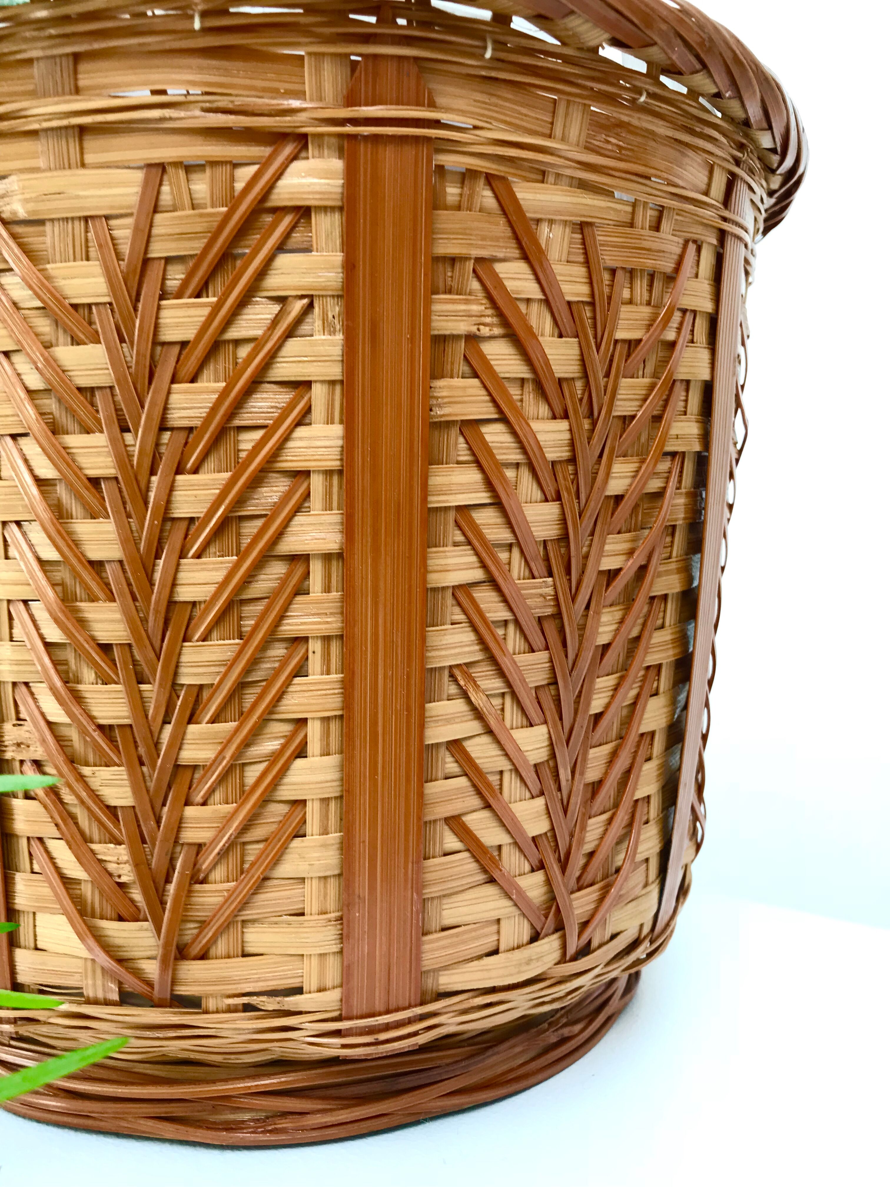 Rattan pot cover