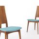 Paire de chaises de salle à manger Ernst Martin Dettinger pour Veil | Chêne, vintage des années 1960