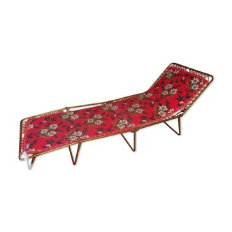 folding bed camping 1970s