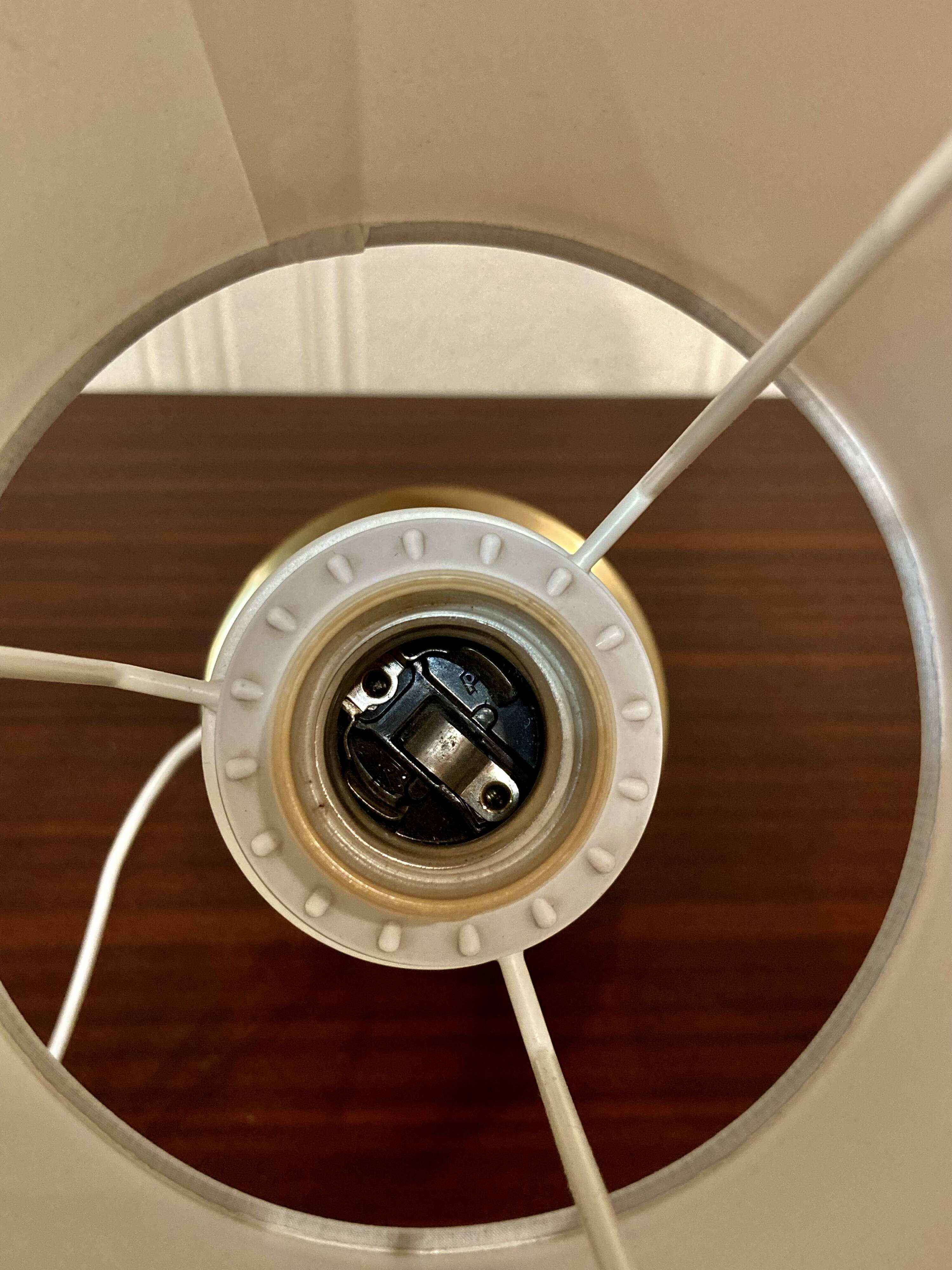 1950s Scandinavian lamp design.