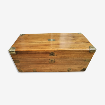 Small naval officer trunk in camphrier