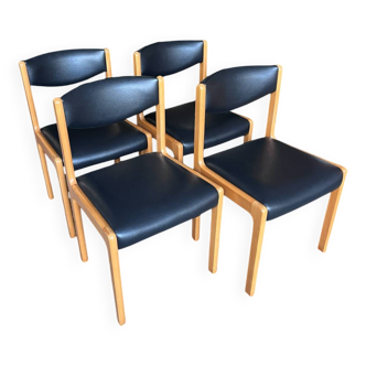 4 chaises vintage