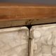 Industrial iron kitchen table from the 1950s, Czechoslovakia