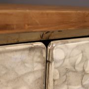 Table de cuisine en fer industriel des années 1950, Tchécoslovaquie