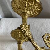 Pair of gilt bronze wall candlesticks