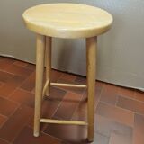 Beech wooden stool