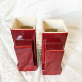 Pair of art deco vases