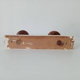 Rustic vintage wall coat rack