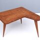 Irregular Shaped Cherrywood Veneer Coffee Table Attr. to Gio Ponti, Italy