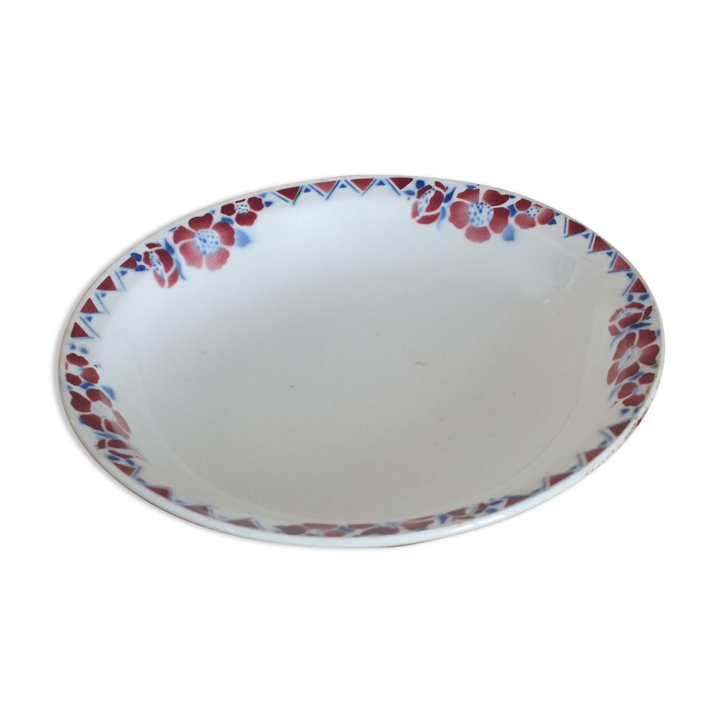 + Hollow dish Céranord Saint Amand model Eglantines +