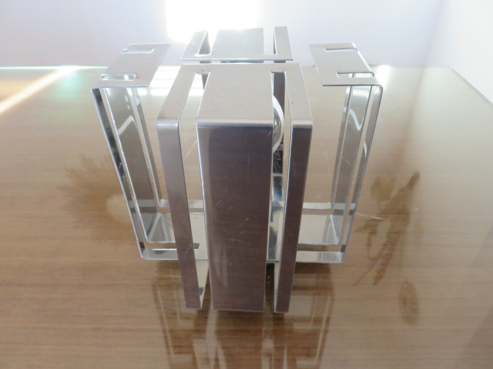 Chrome metal table lamp 70s