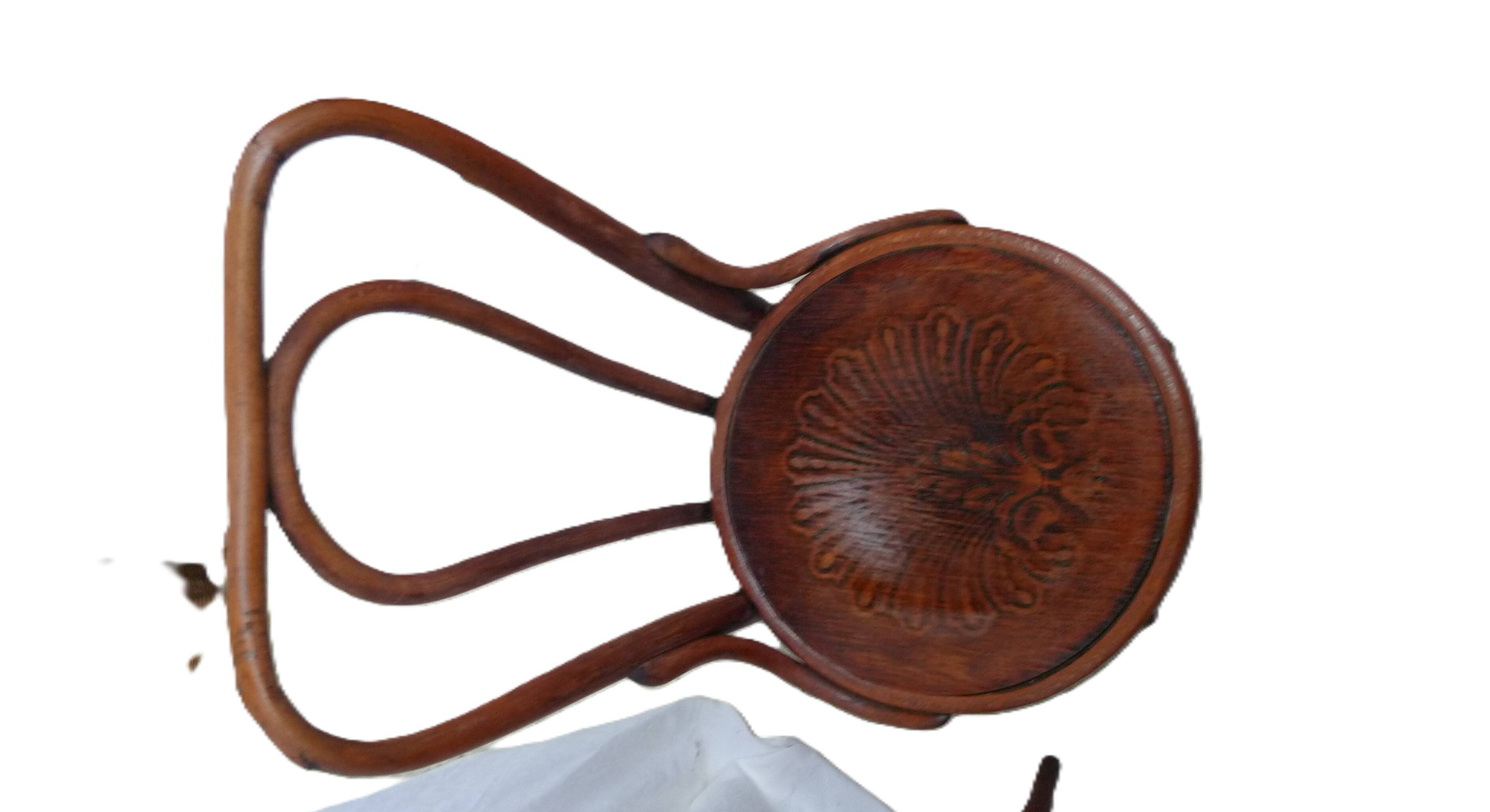 Set of four Jacob Kohn chairs.