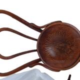 Set of four Jacob Kohn chairs.