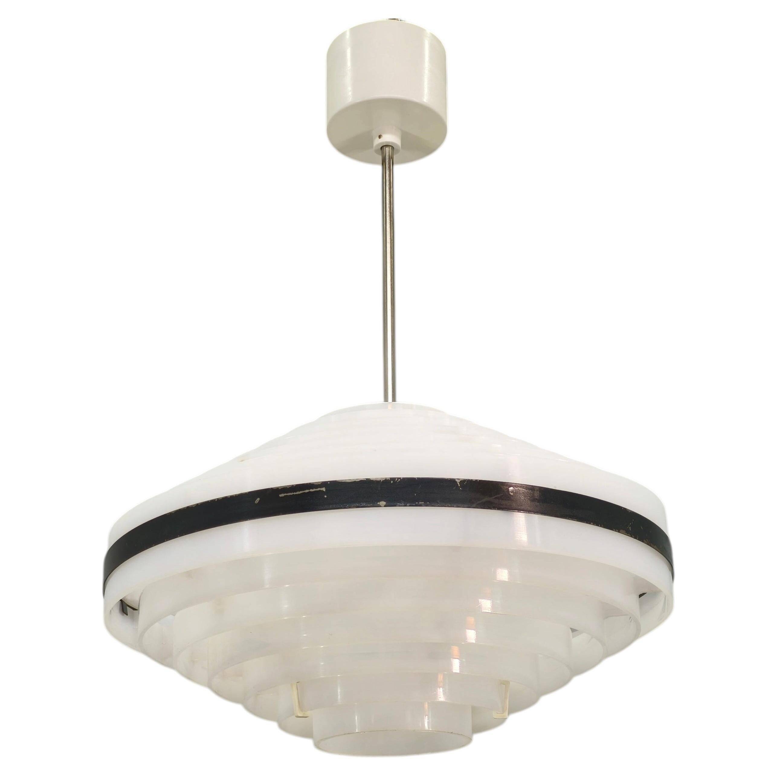 1960s Czechoslovak Space Age UFO Pendant Lamp