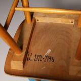 Mid century color dining chairs  1960´s, Czechoslovakia, set of 18