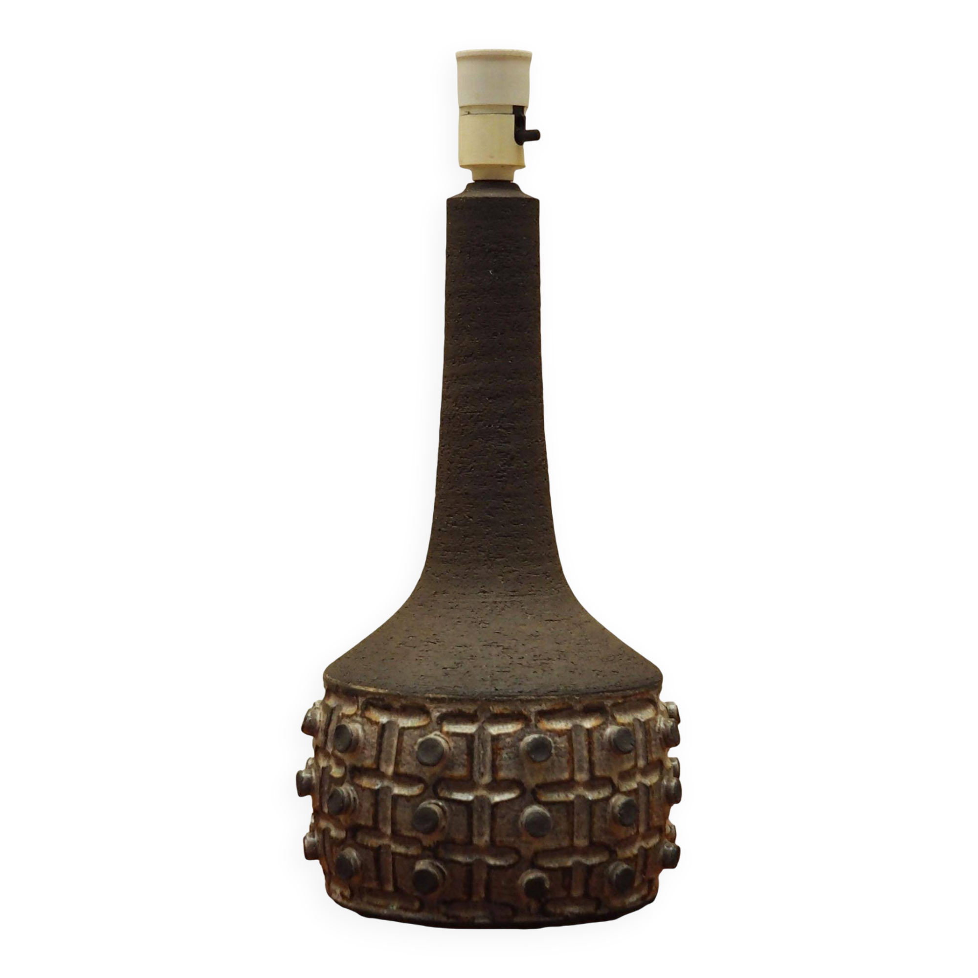 Lampe en céramique, design danois, années 1970, production : Danemark