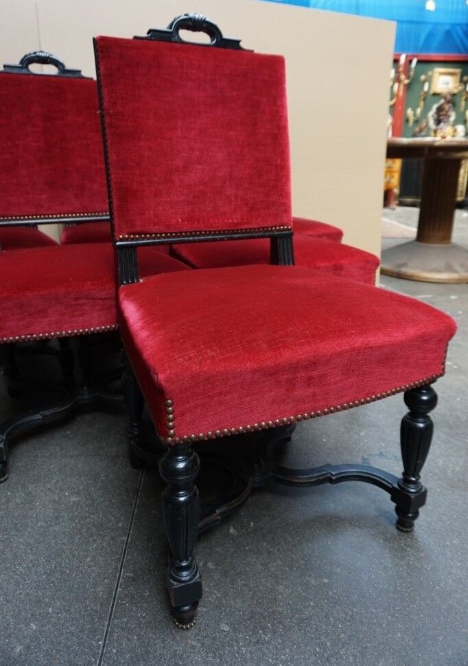 6 chairs Napoleon III