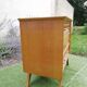 Commode en rotin années 50