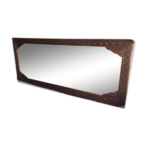 miroir en bois sculpté