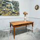 Old small farmhouse table from the 1930s.