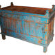 Damchaya Chest Blue Original Piece Old Teak with Secrets 150x108x65cm