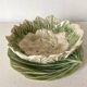 Drainer and sheet dish in cauliflower slip