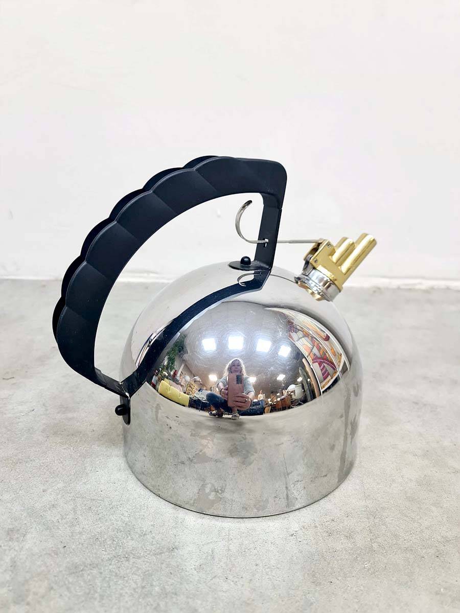 Bouilloire postmoderne italienne vintage Richard Sapper Alessi