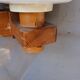 Pair of vintage 1960 wood/glass wall lights