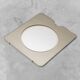 Wall mirror smoked glass 1970s vintage modernism