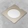 Wall mirror smoked glass 1970s vintage modernism