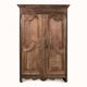 Armoire ou penderie française antique Louis XV rustique
