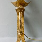 Gold metal flare wall lamp Ferro Art 60/70s