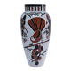 Vase Art déco Keller Guérin "Ceylan" décor oiseaux