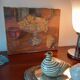 Tableau nature morte  aux grappes de raisin