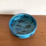 Fish pottery bowl by Aldo Londi for Bitossi, Italy, 1960s.